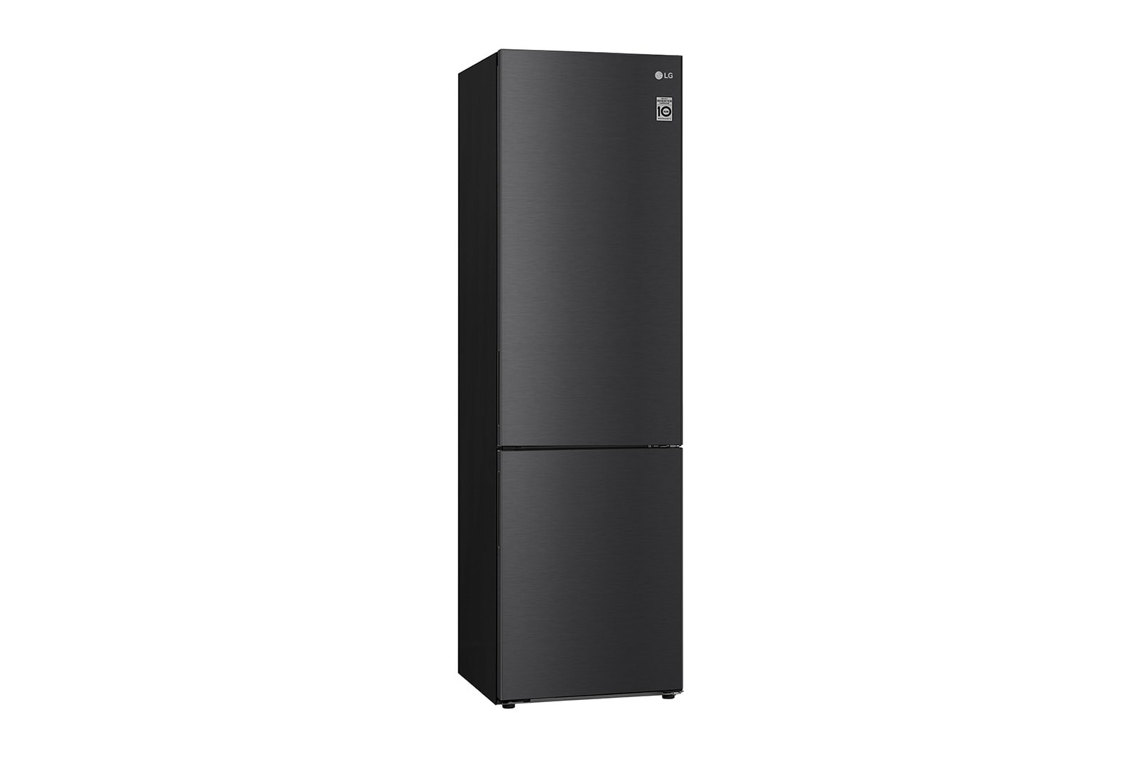 LG Kühl-Gefrierkombination Matt Schwarz Inverter Linear Kompressor 384L