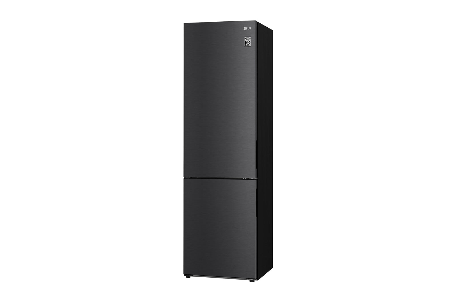 LG Kühl-Gefrierkombination Matt Schwarz Inverter Linear Kompressor 384L