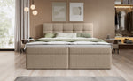 Lade das Bild in den Galerie-Viewer, Luxuriöses Boxspringbett Cozy II Bouclé mit Integriertem Stauraum und Komfort
