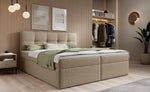 Lade das Bild in den Galerie-Viewer, Luxuriöses Boxspringbett Cozy II Bouclé mit Integriertem Stauraum und Komfort

