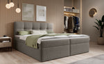 Lade das Bild in den Galerie-Viewer, Luxuriöses Boxspringbett Cozy II Bouclé mit Integriertem Stauraum und Komfort
