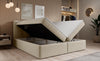 Luxuriöses Boxspringbett Cozy II Bouclé mit Integriertem Stauraum und Komfort