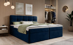 Lade das Bild in den Galerie-Viewer, Luxuriöses Samt Boxspringbett Cozy II mit Integriertem Stauraum und Topper
