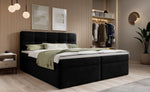Lade das Bild in den Galerie-Viewer, Luxuriöses Samt Boxspringbett Cozy II mit Integriertem Stauraum und Topper
