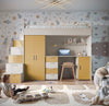Dream Kinderhochbett Matt: Sichere, Platzsparende Lösung für Kinderzimmer mit Stil