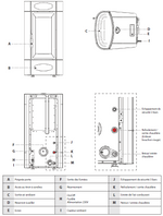 Lade das Bild in den Galerie-Viewer, Extraflame Isidora H20 Hydro-Pellet-Ofen 23 kW Wi‑Fi mit hoher Effizienz
