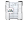 LG Side-by-Side Kühlschrank mit InstaView, Craft Ice, Eis- & Wasserspender, 562L Kapazität