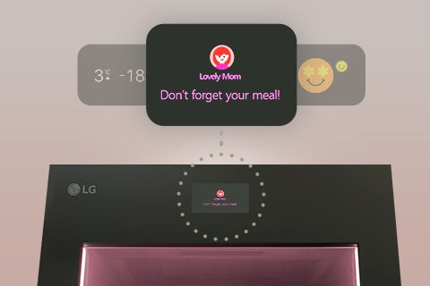 LG MoodUP® Intelligente Kühl-Gefrierkombination mit InstaView, Bluetooth-Lautsprecher & Farbwechsel-LED-Türen