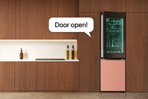 LG MoodUP® Intelligente Kühl-Gefrierkombination mit InstaView, Bluetooth-Lautsprecher & Farbwechsel-LED-Türen