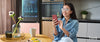 LG MoodUP® Intelligente Kühl-Gefrierkombination mit InstaView, Bluetooth-Lautsprecher & Farbwechsel-LED-Türen