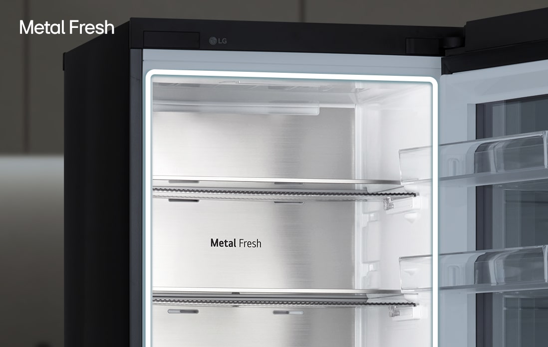 LG MoodUP® Intelligente Kühl-Gefrierkombination mit InstaView, Bluetooth-Lautsprecher & Farbwechsel-LED-Türen