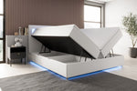Lade das Bild in den Galerie-Viewer, Komfortables Boxspringbett Relax: LED, Stauraum, USB-C, Kunstleder – Perfekter Schlaf
