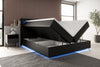 Komfortables Boxspringbett Relax: LED, Stauraum, USB-C, Kunstleder – Perfekter Schlaf