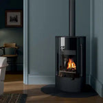 Carregar imagem no visualizador da galeria, Nestor Martin S45 Gasofen Vintage Gusseisen Schwarz 10,5 kW Heizleistung

