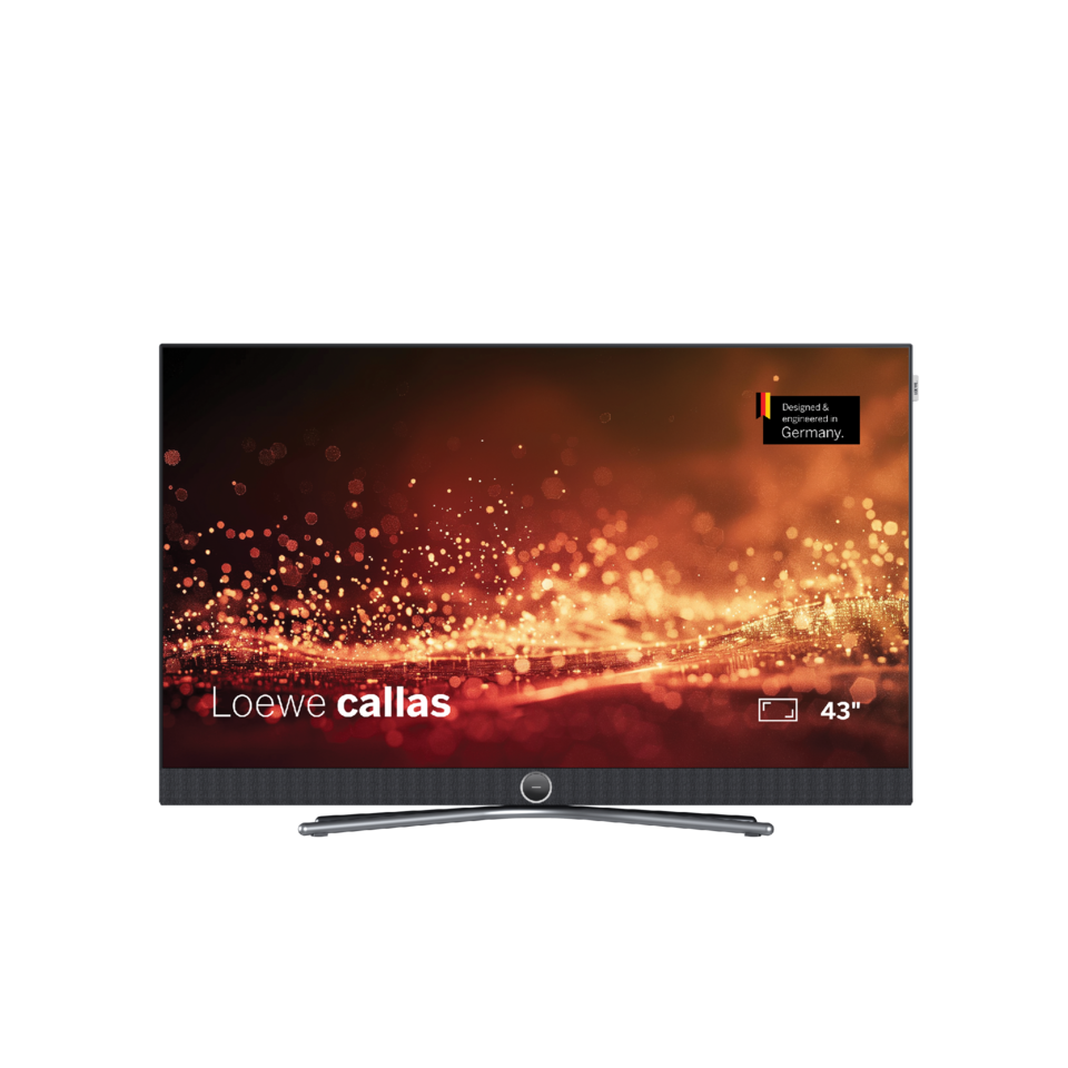 Loewe callas 43 Zoll Ultra HD Smart TV mit Dolby Vision und Soundbar