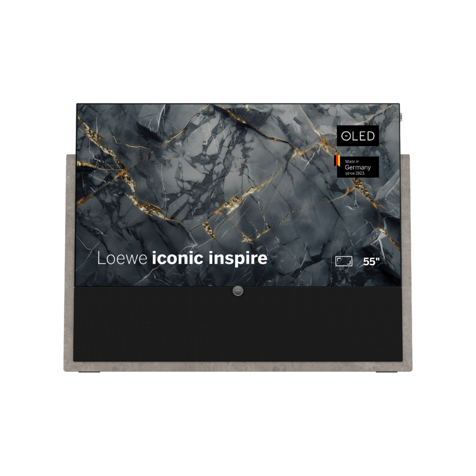 Loewe iconic inspire 55 Diamond Dust 4K OLED TV mit Dolby Atmos