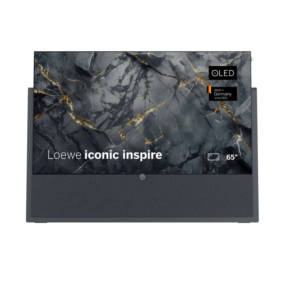 Loewe Iconic Inspire 65 Graphitgrau: Eleganter 4K OLED Design Fernseher mit Smart TV