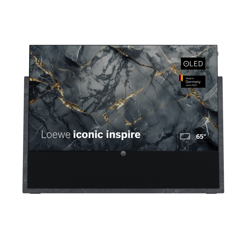 Loewe iconic inspire 65 Zoll 4K Smart OLED TV – Midnight Marble Design