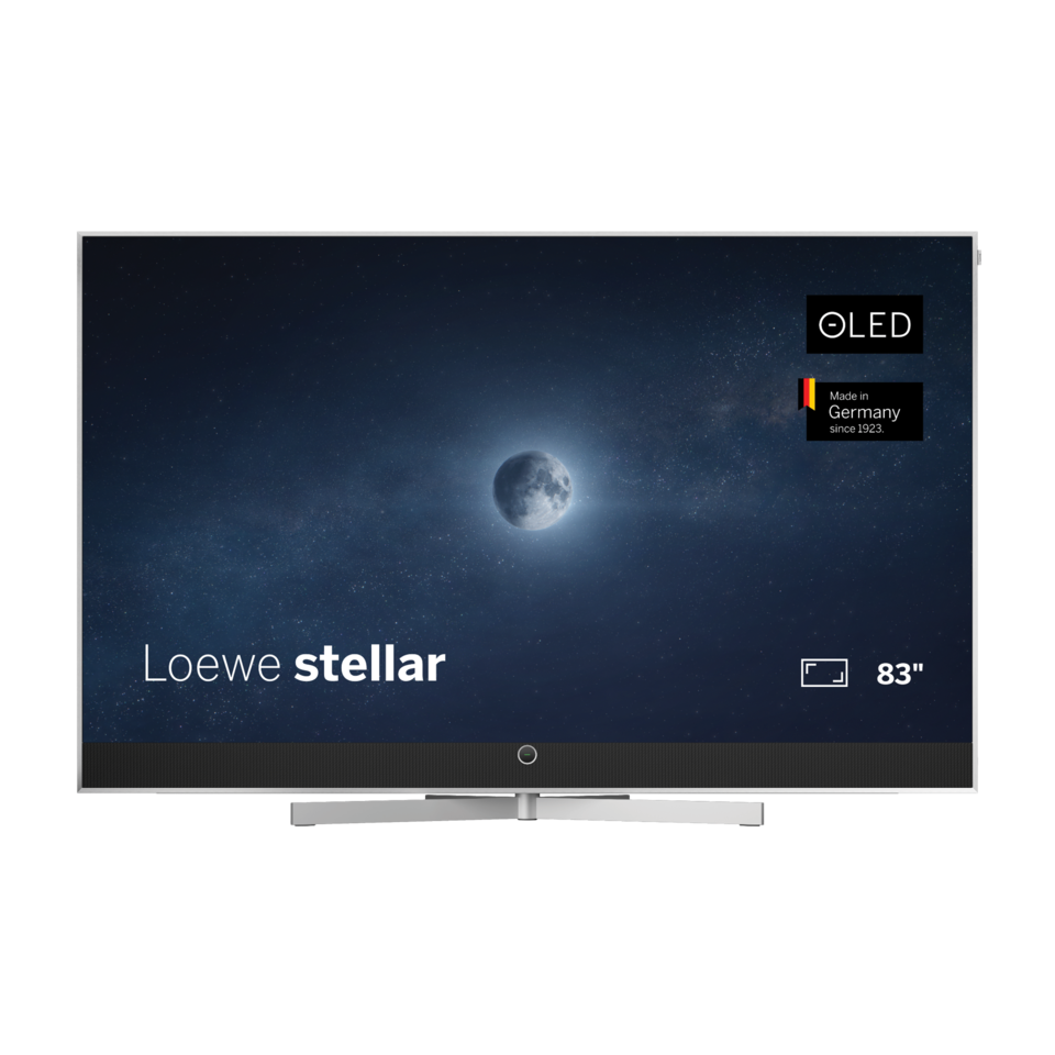 Loewe Stellar 83 Zoll OLED 4K Smart TV DR+ Elegantes Aluminium Heimkino-Erlebnis