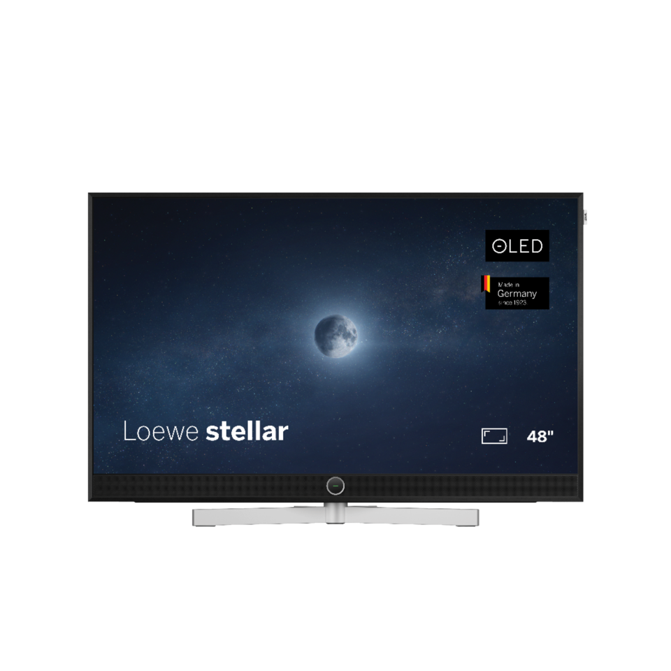 Loewe Stellar 48 DR+ Lava: Ultimativer 4K OLED Smart TV mit Beton/Lava-Design