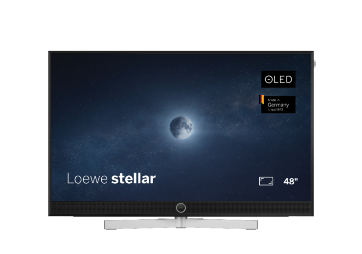 Loewe Stellar 48 DR+ Lava: Ultimativer 4K OLED Smart TV mit Beton/Lava-Design