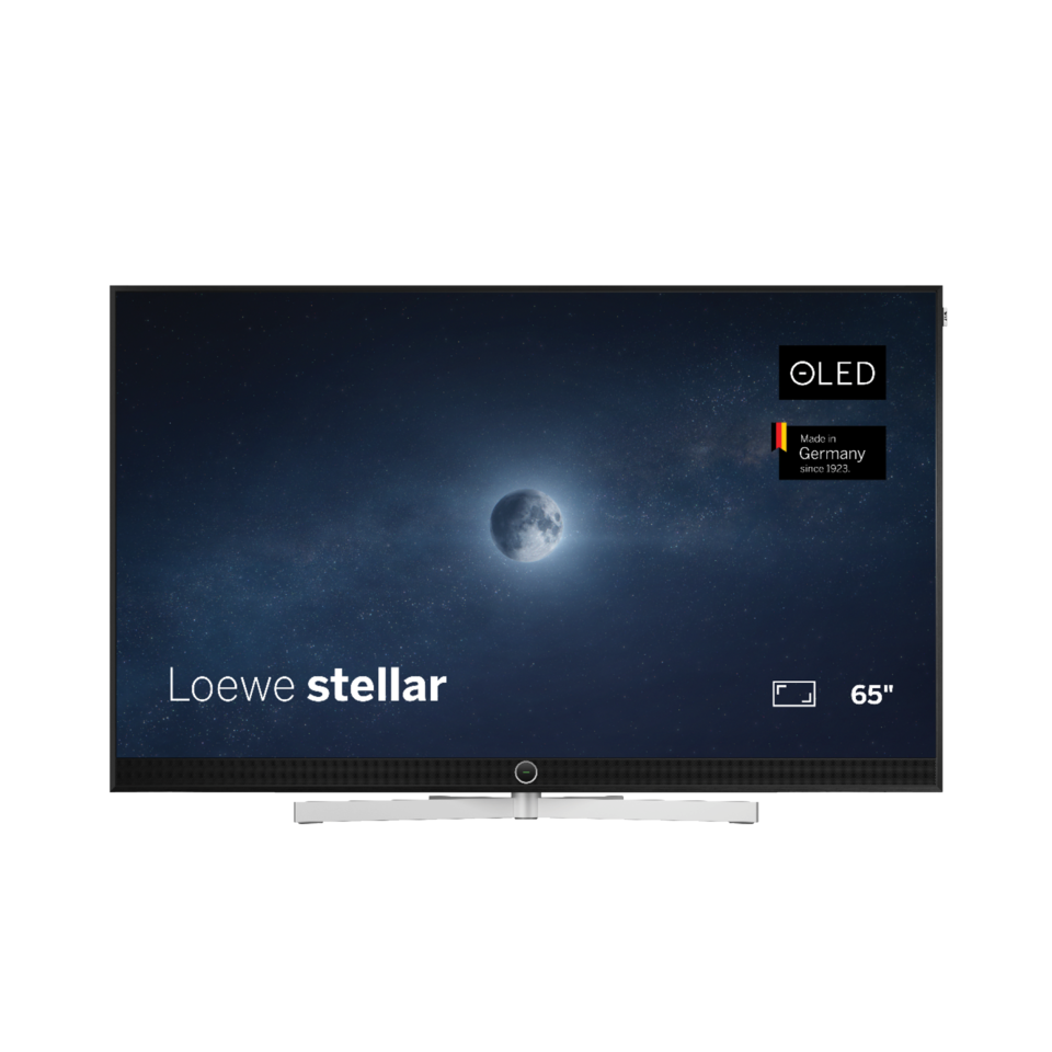 Loewe Stellar 65 Zoll OLED 4K Smart TV mit DR+ und Beton-Lava Design