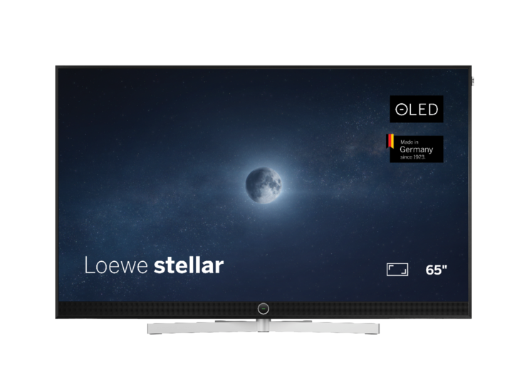 Loewe Stellar 65 Zoll OLED 4K Smart TV mit DR+ und Beton-Lava Design