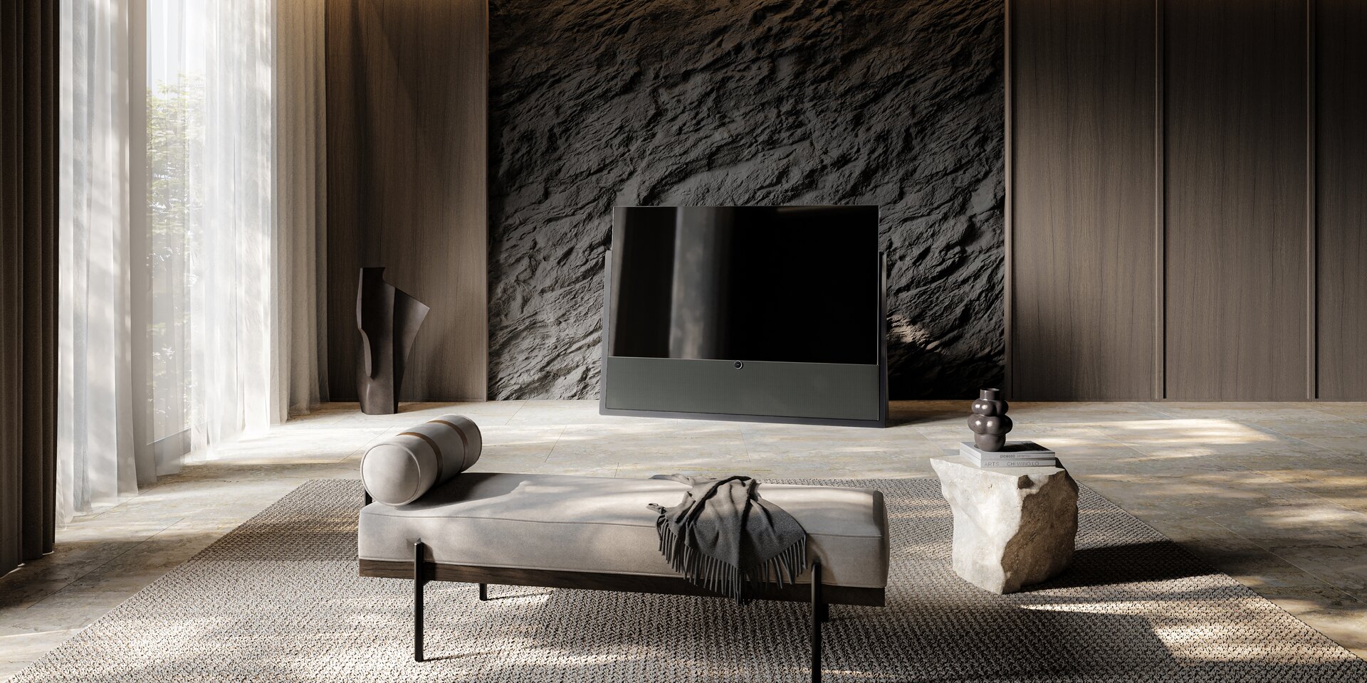 Loewe iconic inspire 55 Diamond Dust 4K OLED TV mit Dolby Atmos