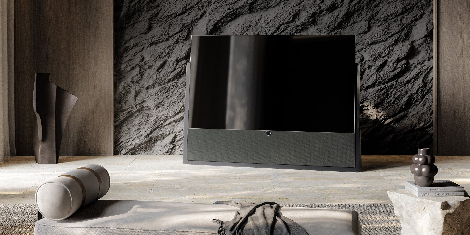 Loewe Iconic Inspire 65 Diamond Dust: Luxuriöser 4K OLED TV aus Stein