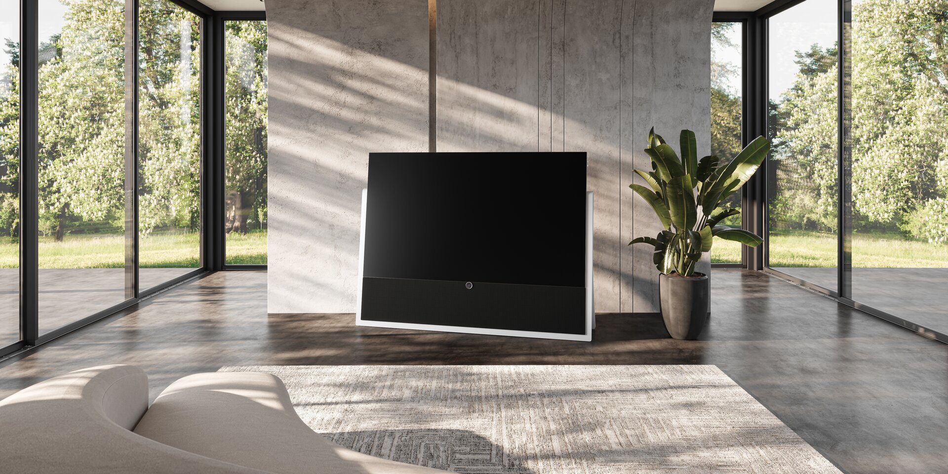 Loewe iconic inspire 55 Diamond Dust 4K OLED TV mit Dolby Atmos