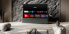 Loewe iconic inspire 65 Zoll 4K OLED TV mit Steinbasis und integriertem Soundsystem
