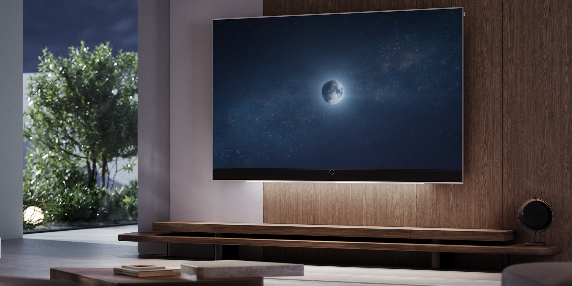 Loewe Stellar 97 Zoll OLED Smart TV: 4K Ultra HD, DR+, Aluminiumdesign