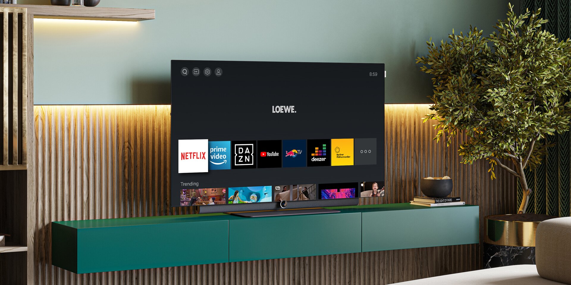 Loewe bild i.65 dr+ OLED Smart-TV: 4K UHD, Dolby Vision, DR+