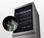 Lade das Bild in den Galerie-Viewer, LG SIGNATURE LSR200W InstaView® Weinkühlschrank – Perfekte Temperaturkontrolle, Vibrationsschutz
