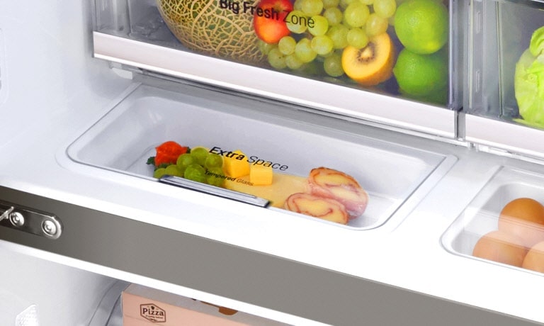 LG InstaView Side-by-Side Kühlschrank: 638L Multi-Door mit Eis- & Wasserspender