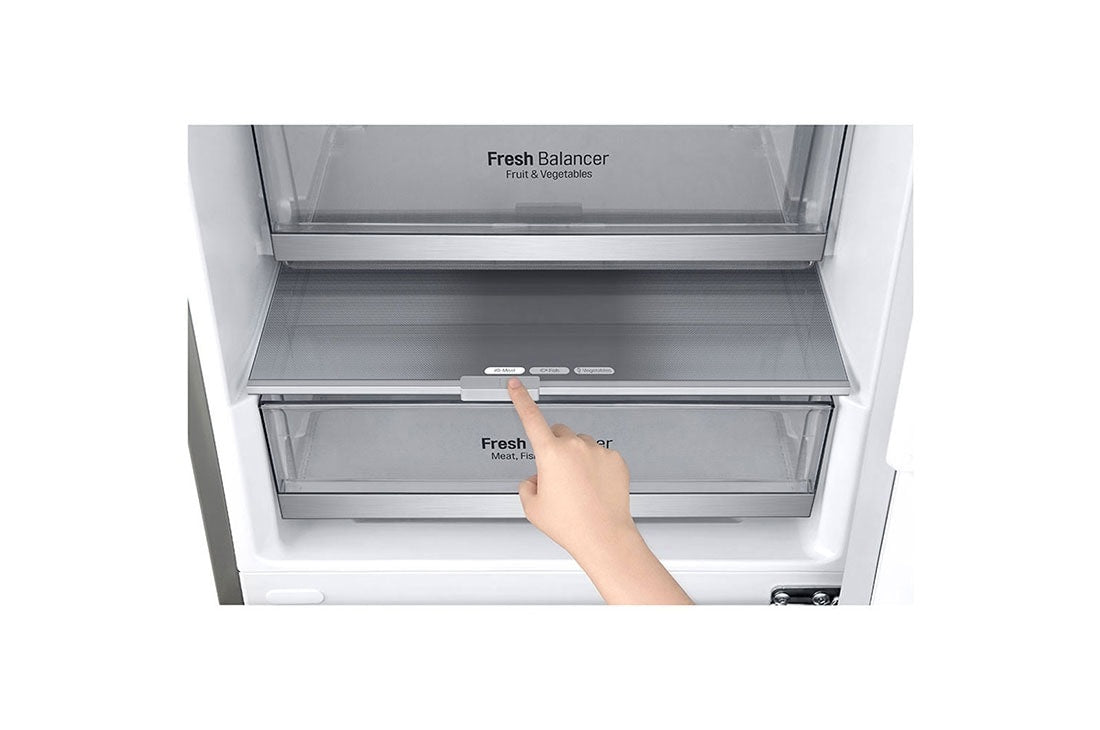LG GBB92STBAP Kühl-Gefrierkombination 384L: Energieeffizienz A, Premium Edelstahl, Top-Features