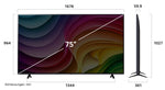 Lade das Bild in den Galerie-Viewer, LG 75 Zoll NanoCell 4K AI Smart TV NANO82 – Brillante Farben, Immersiver Sound, Smartes Entertainment

