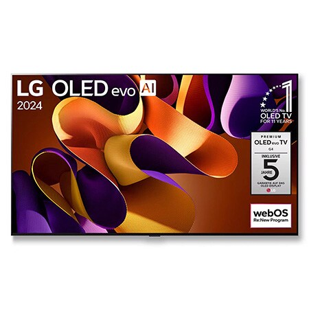 LG OLED evo 97 Zoll 4K OLED Smart TV Wanddesign