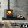 Eleganter Nestor Martin TQH 15 Gasofen: Quadratischer Stahl, 7 kW, A+ Effizienz