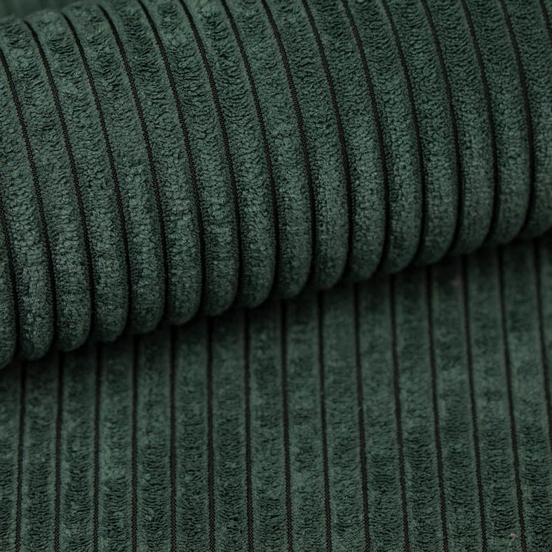 Luxuriöses Designer Polsterbett Elara aus Cord mit viel Stauraum