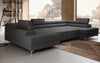 Luxuriöses U-förmiges Bouclé Designersofa Aurea mit vielseitiger Schlaf- & Klappfunktion