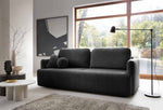 Lade das Bild in den Galerie-Viewer, Luxuriöses Designer Schlafsofa Celiné Bouclé mit Bettfunktion und integriertem Stauraum
