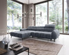 Luxuriöses Ecksofa Piano mit Elektrischer Schlaffunktion und Samtbezug