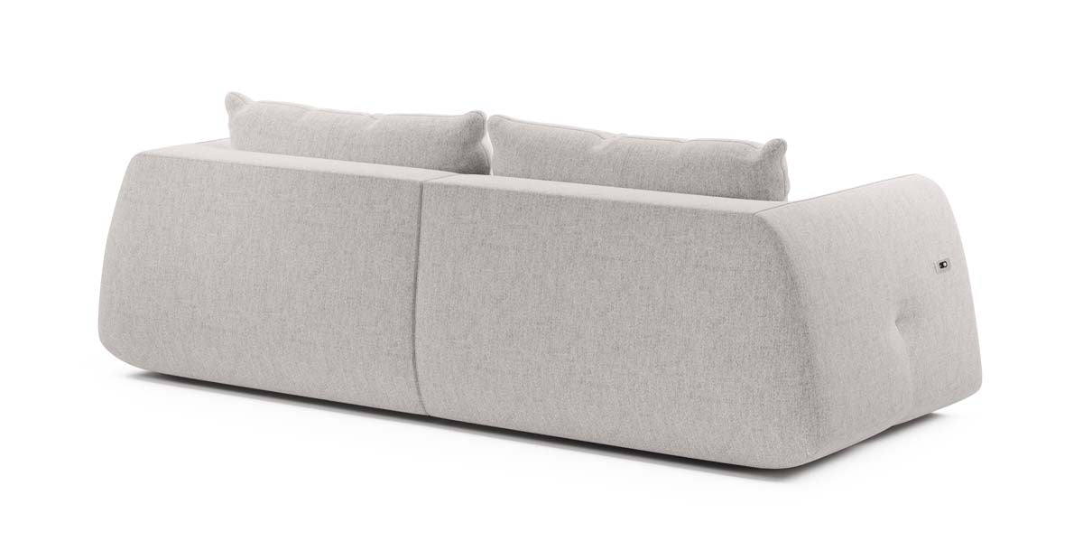 Luxuriöses Camira Designer Sofa: Elektrische Schlaffunktion, Komfort & Stil für Ihr Zuhause