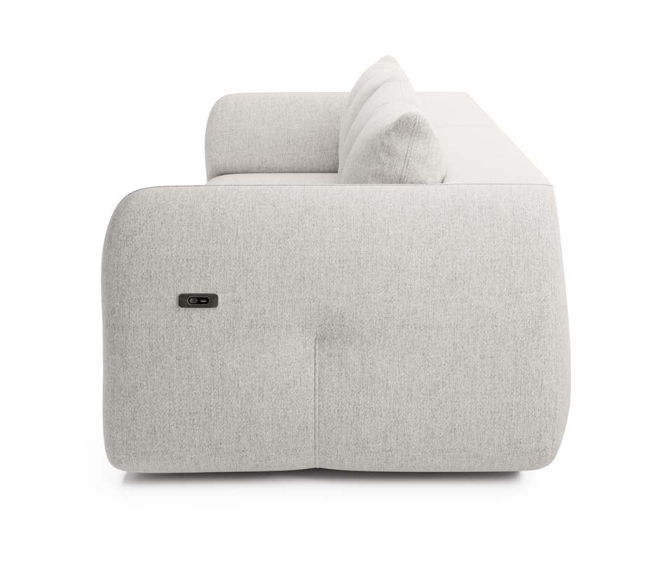 Luxuriöses Camira Designer Sofa: Elektrische Schlaffunktion, Komfort & Stil für Ihr Zuhause