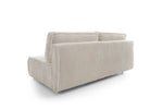Lade das Bild in den Galerie-Viewer, Elegantes Komma Schlafsofa: Design-Sofa mit Schlaffunktion und geräumigem Bettkasten
