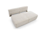 Lade das Bild in den Galerie-Viewer, Elegantes Komma Schlafsofa: Design-Sofa mit Schlaffunktion und geräumigem Bettkasten
