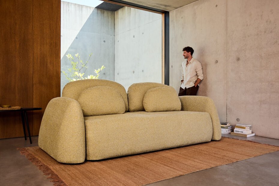 Luxuriöses Designer Sofa Monsoon: Schlafsofa mit Bettkasten & Komfort