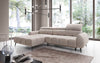 Luxuriöses Ecksofa Piano mit Elektrischer Schlaffunktion und Samtbezug
