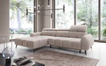 Lade das Bild in den Galerie-Viewer, Luxuriöses Ecksofa Piano mit Elektrischer Schlaffunktion und Samtbezug
